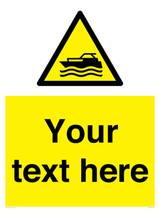 Custom Warning motorised watercraft